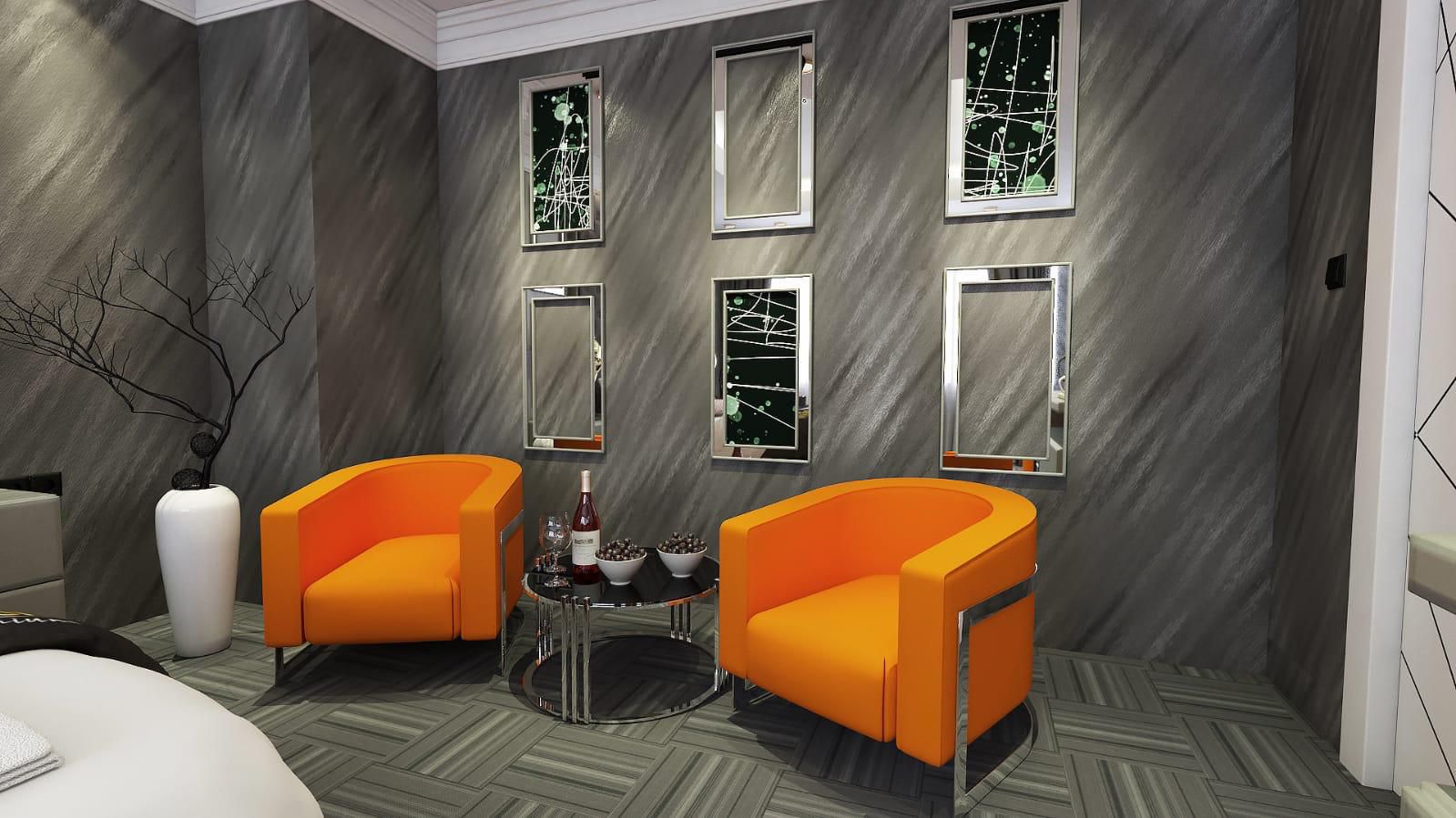 Grand Deluxe Suite — oturma alanı ve teras